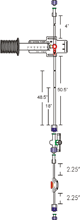 NEONATAL/PEDIATRIC Needleless Arterial Blood Collection System W/O Transducer. Model ABC-050NP